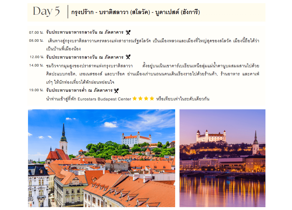 Tour Itinerary Day 05