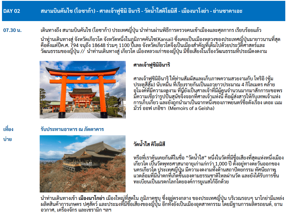 Itinerary Day 2