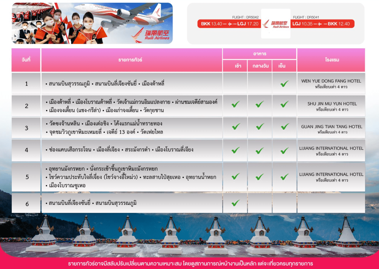 Itinerary 