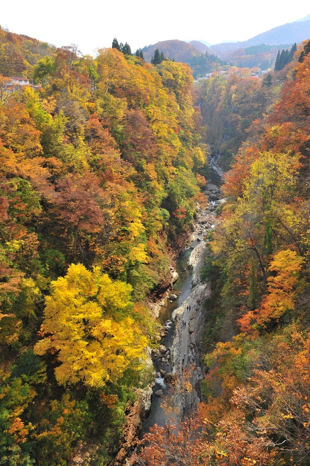 หุบเขาโอยะสุเคียว (Oyasukyo Gorge)