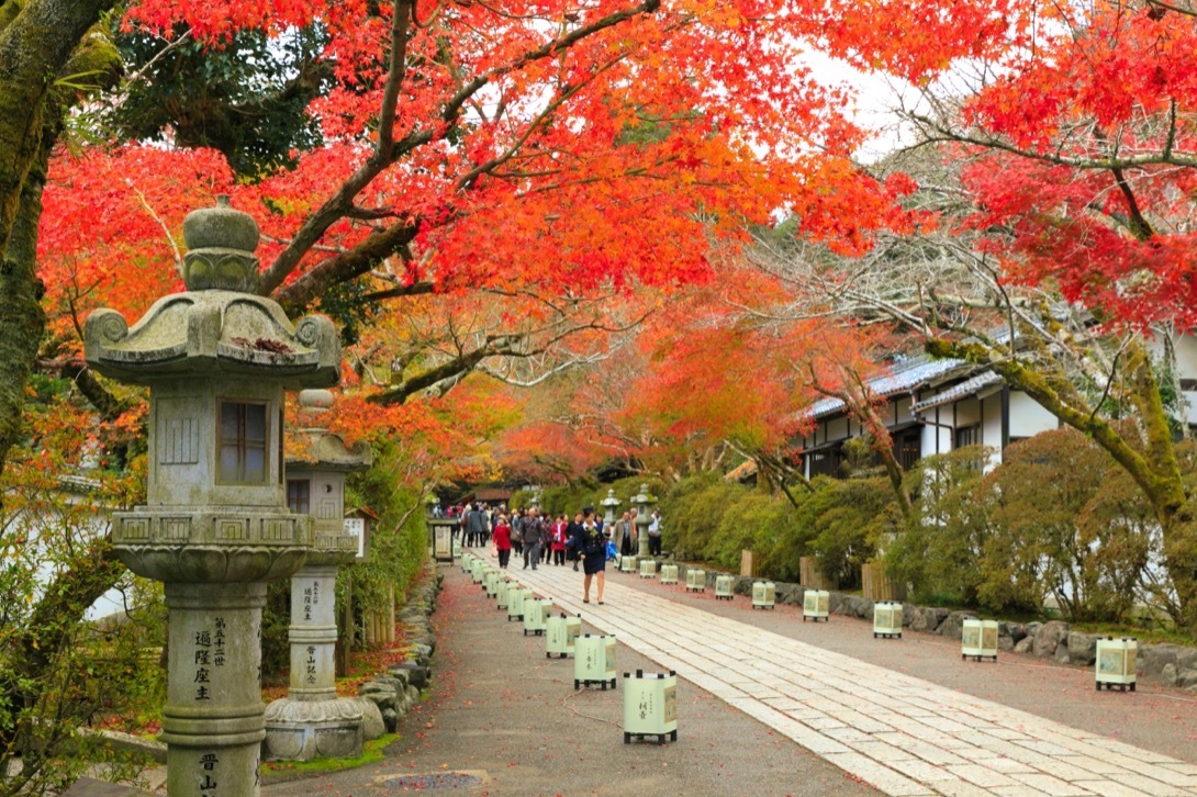 วัดอิชิยามะเดระ (Ishiyamadera Temple)” วัดอันเก่าแก่ของศาสนาพุทธนิกายชินงน ซึ่งตั้งอยู่บนหินขนาดใหญ่ 