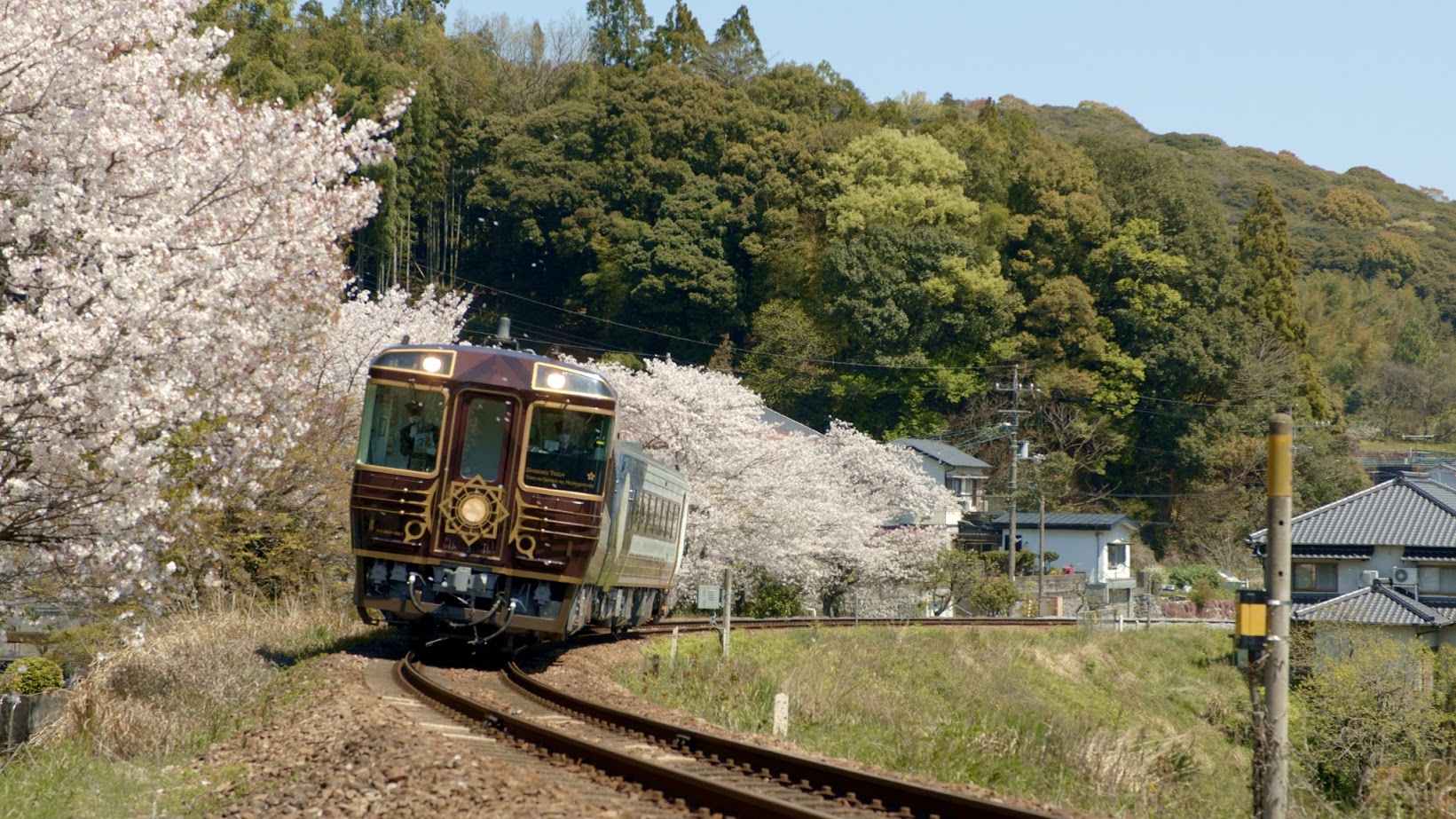  รถไฟ Shikoku Tosa Toki no Yoake no Monogatari