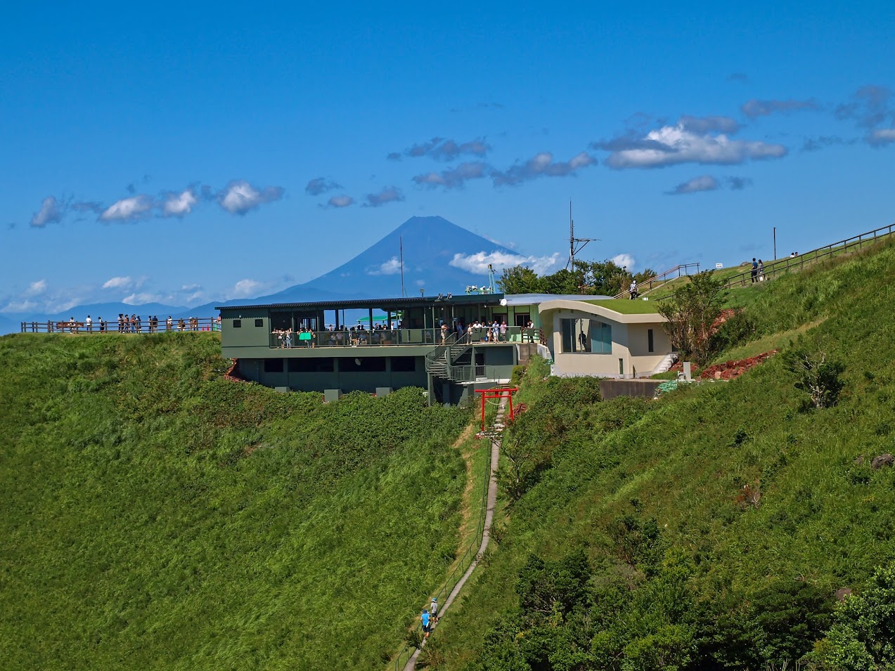 วิวสวยๆ ของภูเขาไฟฟูจิ (Mt. Fuji) ในวันที่อากาศแจ่มใส