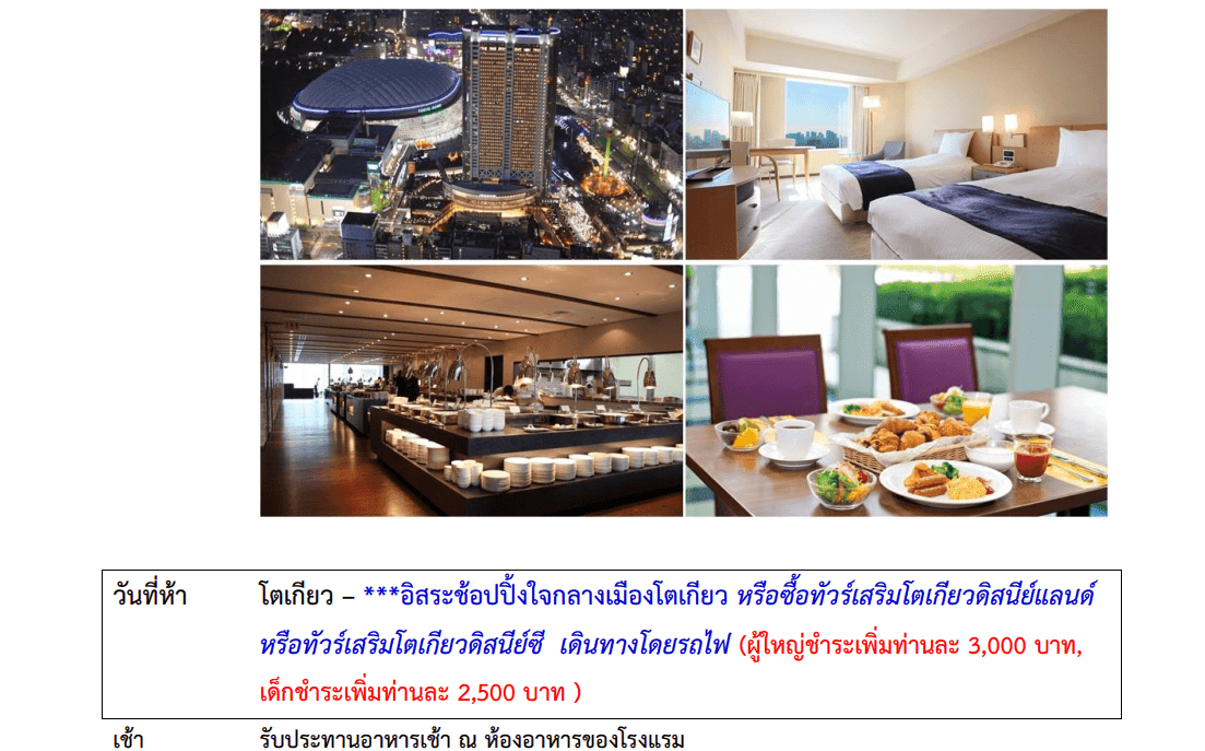 Tour Itinerary Detail