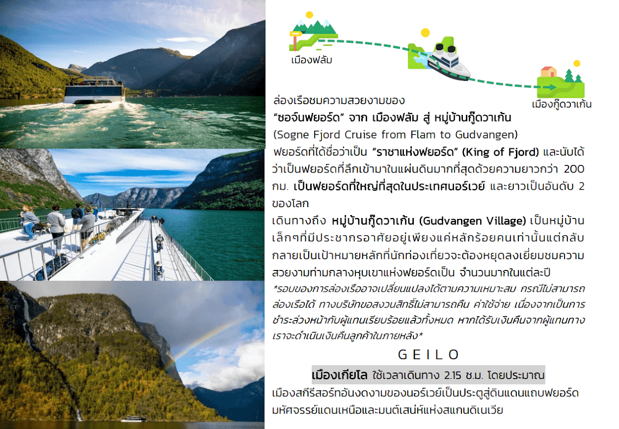 Tour itinerary detail