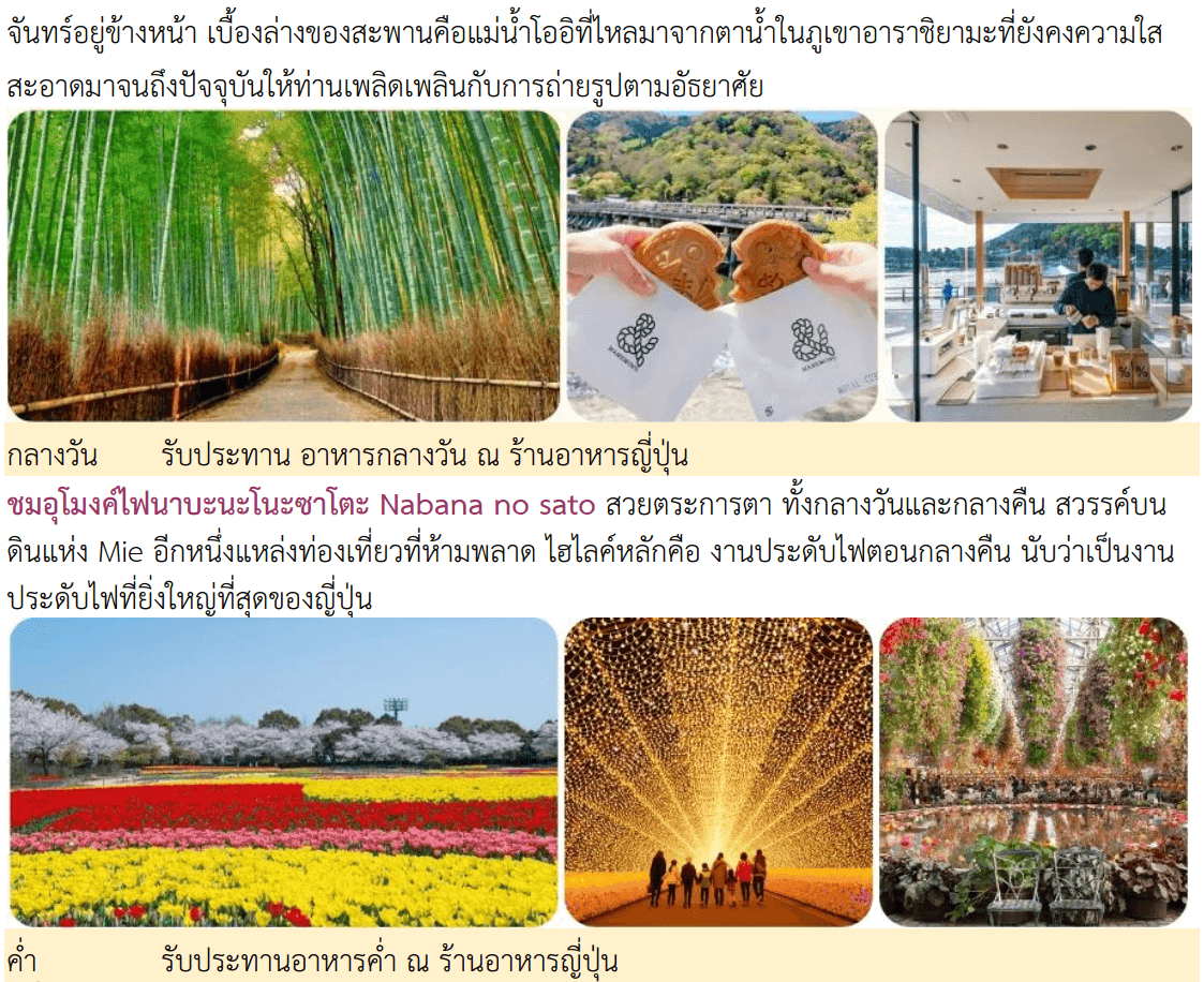 itinerary detail