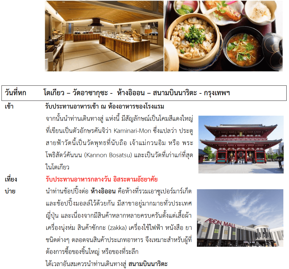 itinerary