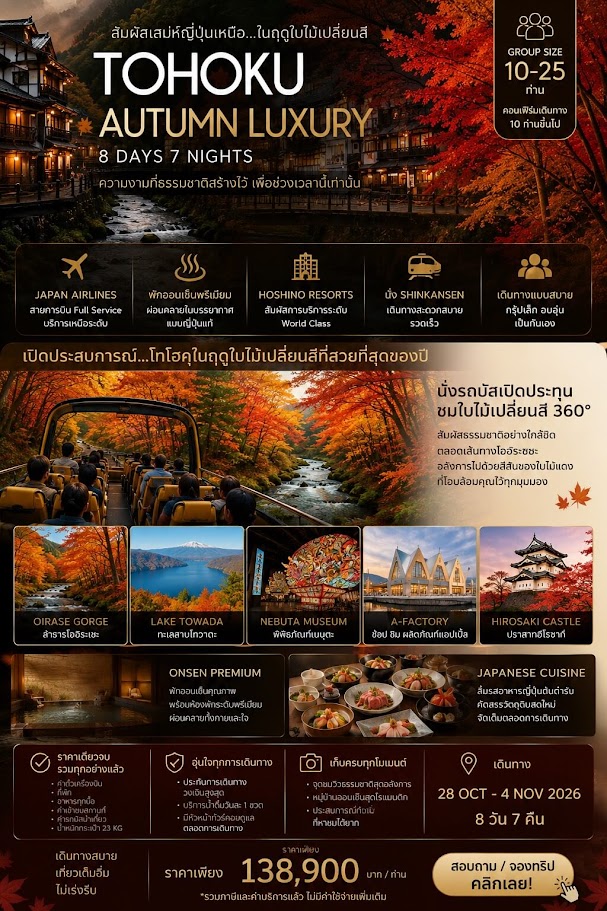 Tohoku Autumn Luxury