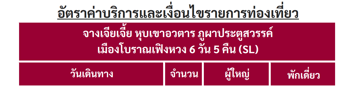 Header price detail