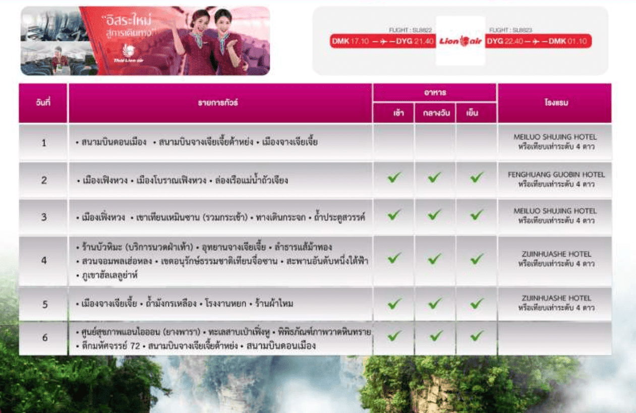 Itinerary