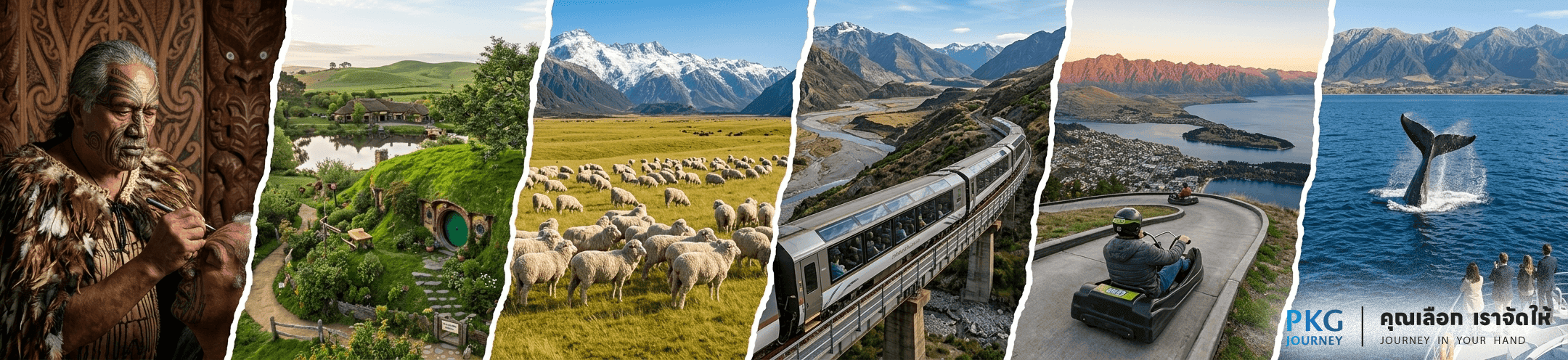 แพ็คเกจทัวร์นิวซีแลนด์ ท้วร์คุณภาพ ระดับพรีเมี่ยม PKG JOURNEY คุณเลือก เราจัดให้