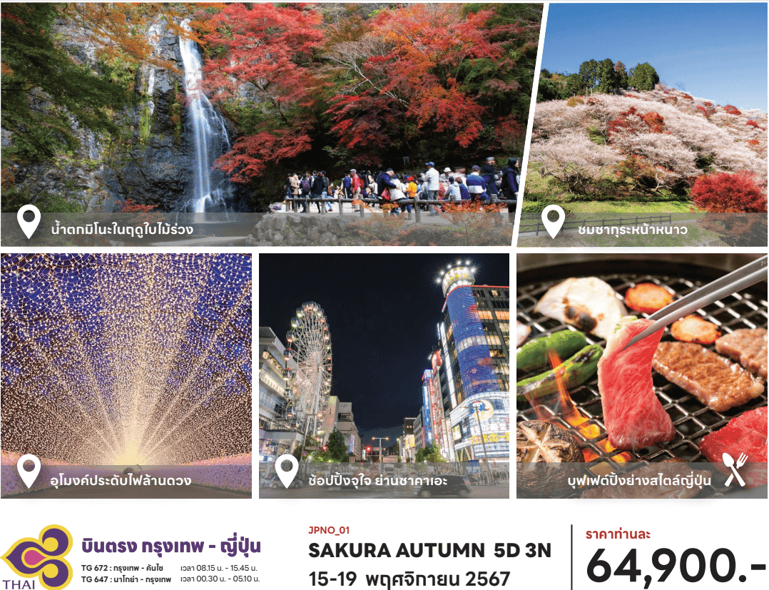 Tour highlight Sakura Autumn