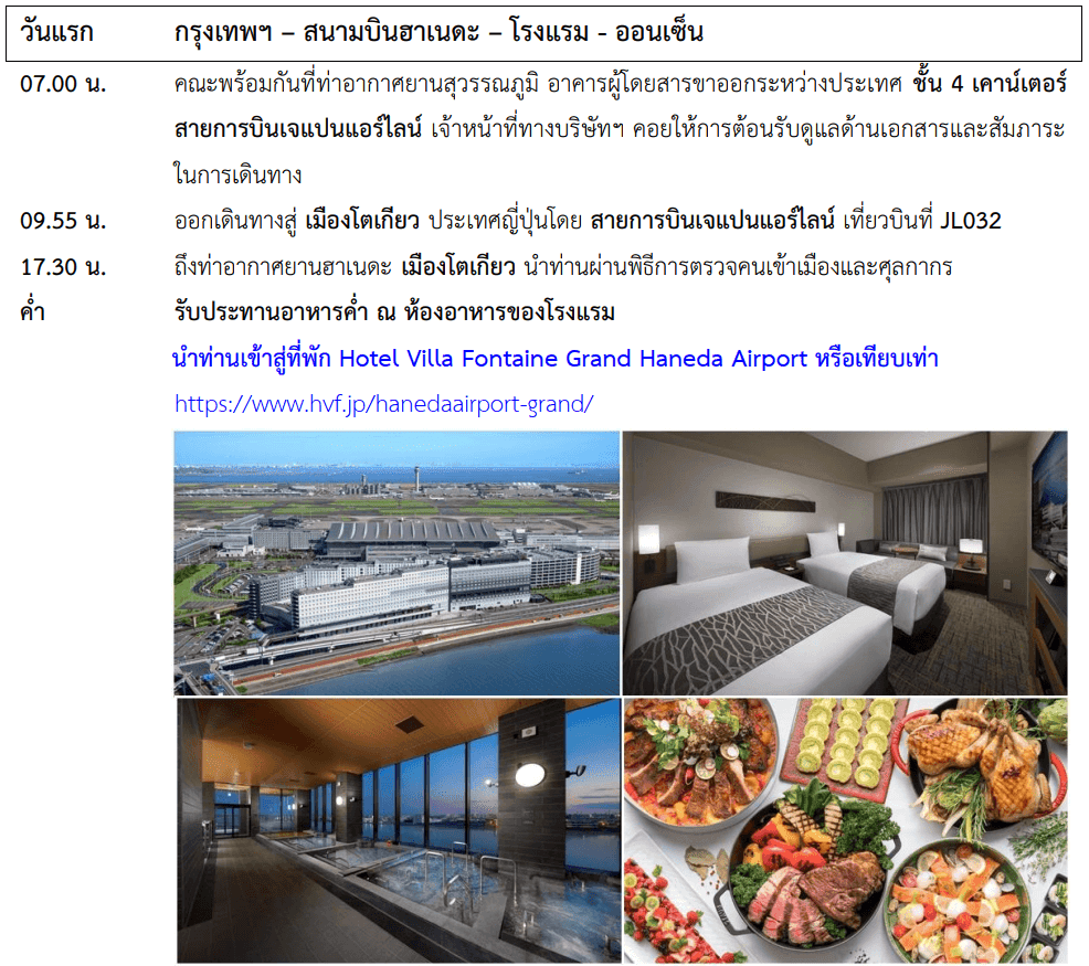 itinerary