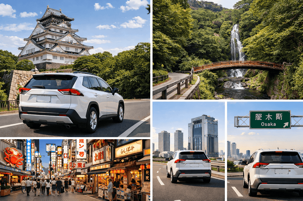 ขับรถเที่ยวโอซาก้า 1 วัน รถเช่าญี่ปุ่น เที่ยวครบเมืองและธรรมชาติ Osaka Route