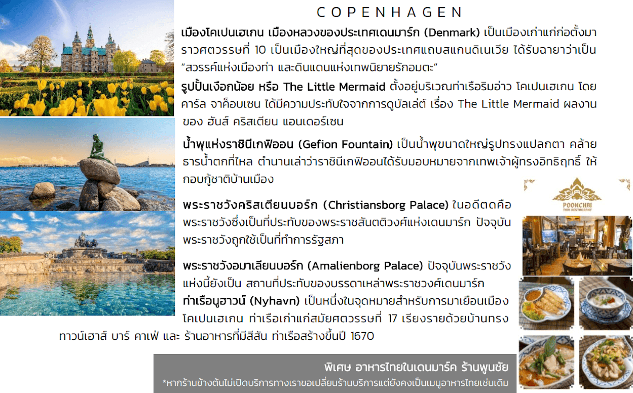 Tour itinerary detail