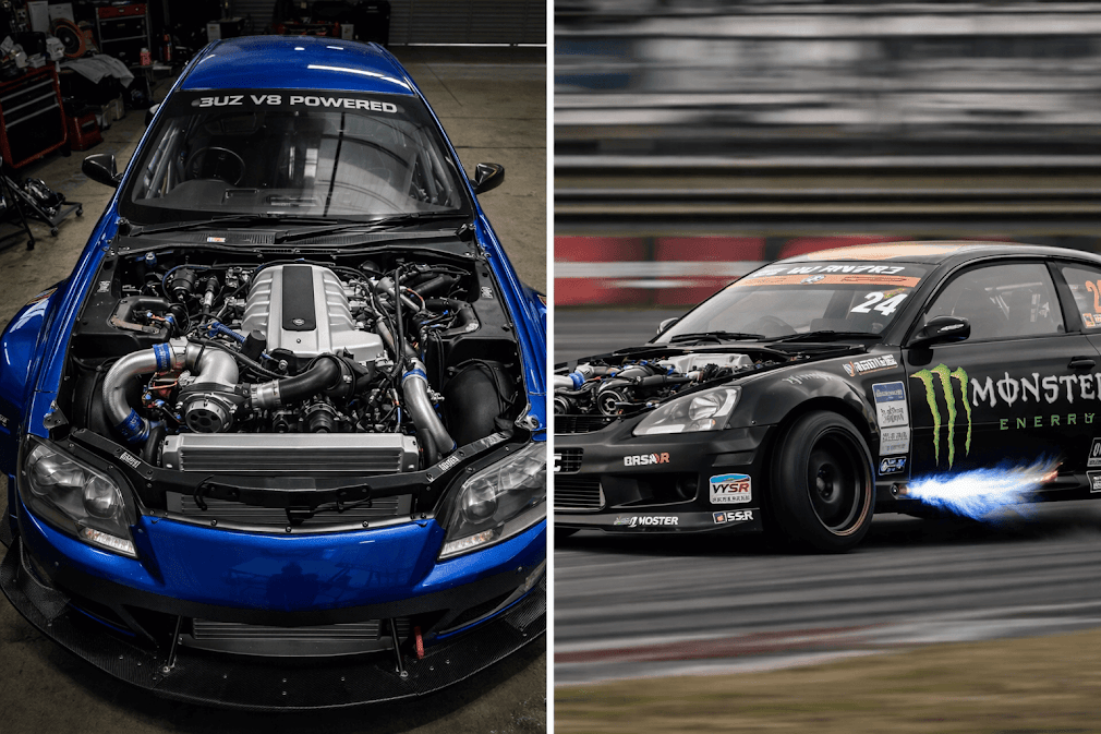 รถแต่งสมรรถนะสูงที่วาง เครื่องยนต์ 3UZ-FE Toyota Lexus V8 4.3 ลิตร ใช้ในโปรเจกต์รถดริฟต์และรถแข่ง เนื่องจากเครื่องยนต์มีความทนทานและรองรับการปรับแต่งกำลังได้ดี