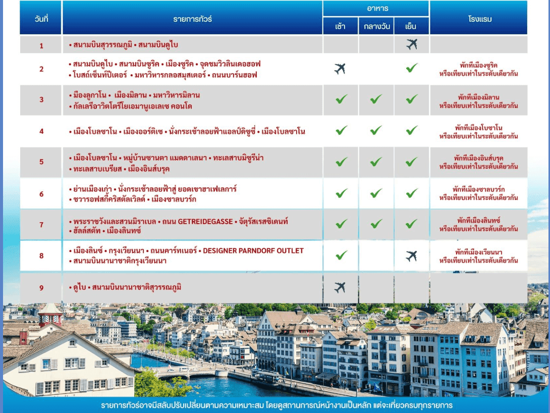 itinerary