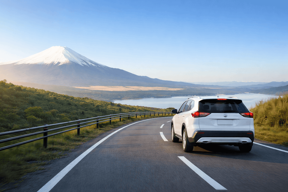 รถเช่าญี่ปุ่น เที่ยวใกล้โตเกียว ขับ Toyota ชมวิวภูเขาไฟฟูจิระหว่างทาง