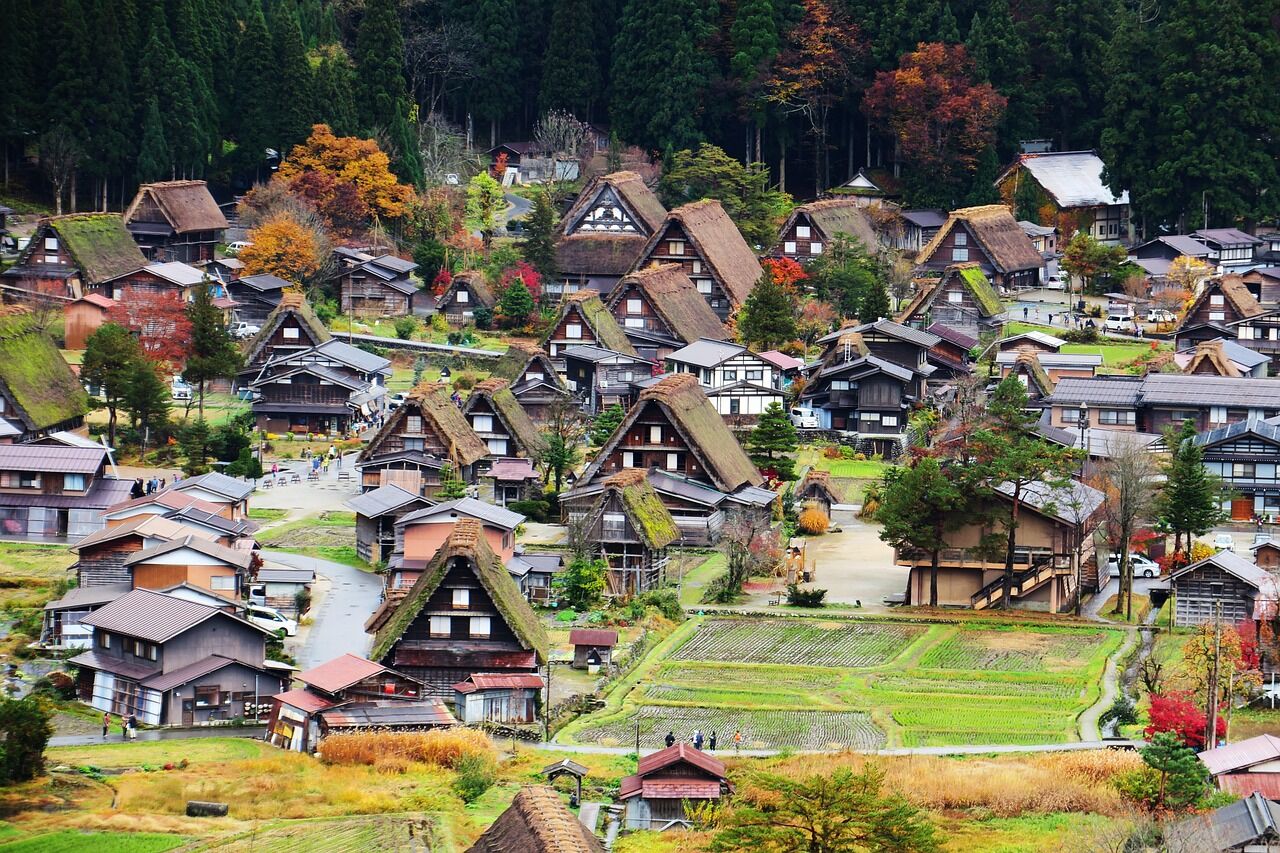 日本 金沢 白川郷 - Pixabayの無料写真 - Pixabay - ภาพบรรยากาศหมู่บ้าน ชิราคาวาโกะ
