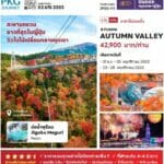 jp05-111 ทัวร์ญี่ปุ่น ชมใบไม้เปลี่ยนสี สะพานแขวนโคโคโนเอะ วันพระนอนนันโซอิน หมู่เกาะ99 หมู่บ้านยูฟุอิน หมู่บ้านฮอลแลนด์ ออนเซ็น2คืน4.5ดาว บินตรงTG