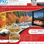 ทัวร์ญี่ปุ่น TAKAYAMA AUTUMN SAKURA เที่ยวครบทุกไฮไลท์ ช้อปปิ้งจุใจ ปิ้งย่างเนื้อพรีเมี่ยม พัก4ดาวทำเลดี แช่ออนเซ็น 4คืน บินตรง JAPAN AIRLINE