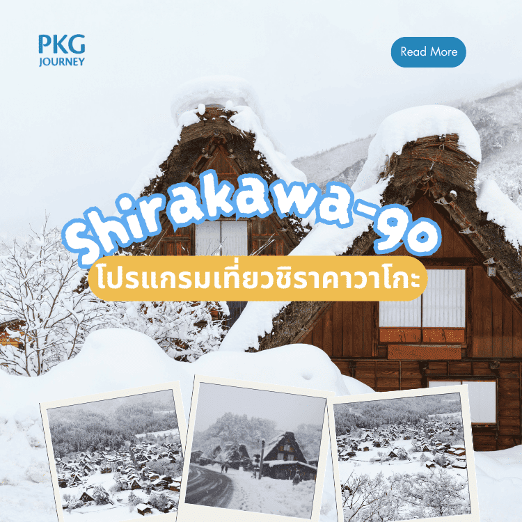 โปรแกรมเที่ยวที่ ชิราคาวาโกะ