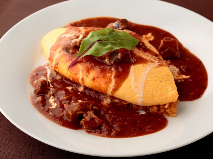 フェリーチェ 自由が丘店 自由が丘/洋食 | ヒトサラ เมนูข้าว ที่ ข้าวห่อไข่ ราดด้วยซอส